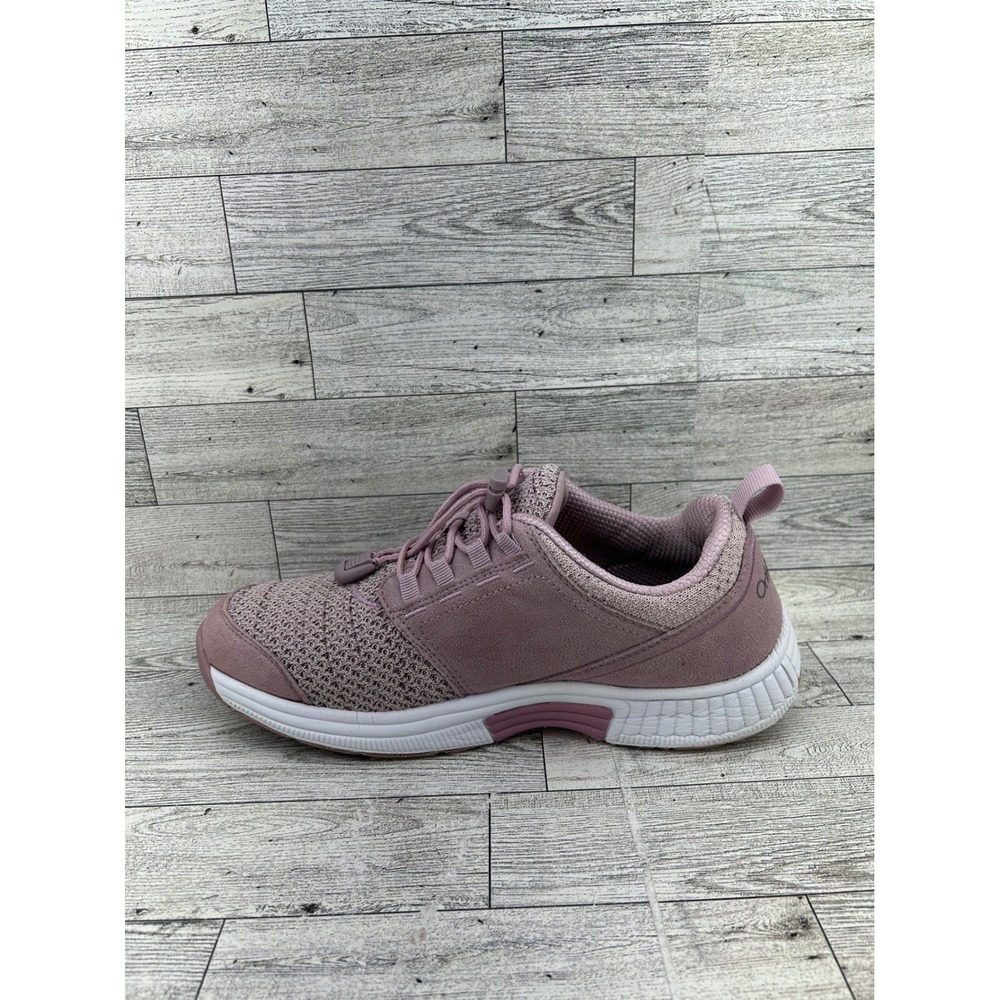 Orthofeet 846 Women 9 B Medium Mauve Pink Mesh Bungee Athletic Sneakers - Picture 6 of 16